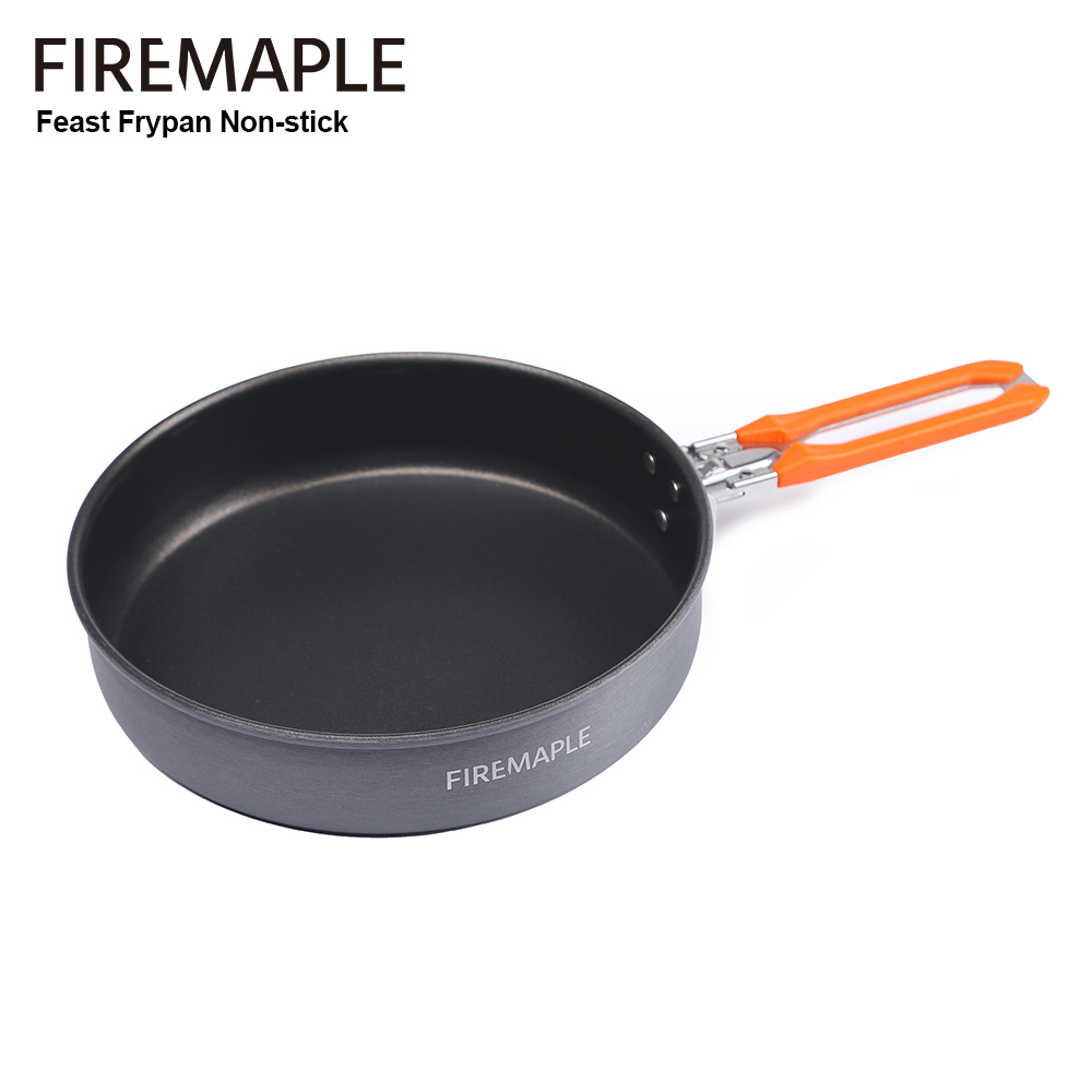 Ogień Maple święto non-stick Camping patelnia odkryty piesze wycieczki Skillet lekki kij darmowe naczynia 0.9L 262G
