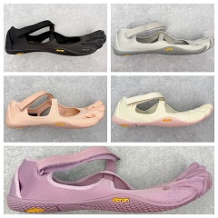 Функциональные кроссовки Vibram FiveFingers V-Soul с пятью пальцами, амортизирующие, для тренировок, имитирующие ходьбу босиком, женские, с регулируемой застежкой, для йоги, балета, пилатеса, для занятий в помещении