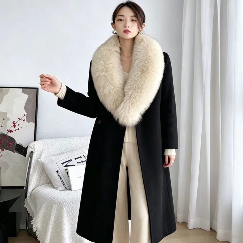 Gola de Pele de Raposa Genuína para Casaco Feminino, Jaqueta de Inverno, Cachecol de Pele Peludo, Decoração para Capuz, Aquecedor de Pescoço, Gola de Pele Tamanho Grande, Xales de Pele