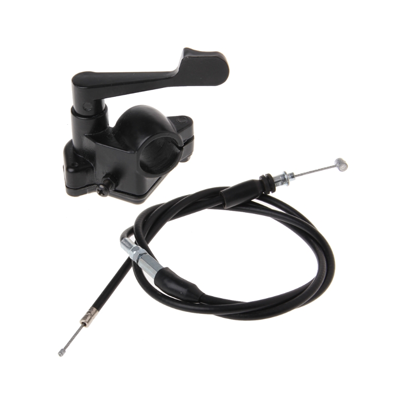 7/8" 22mm ATV Quad Throttle Lever Thumb Control Assembly with Accelerator Cable Motorcycle Modification Tools