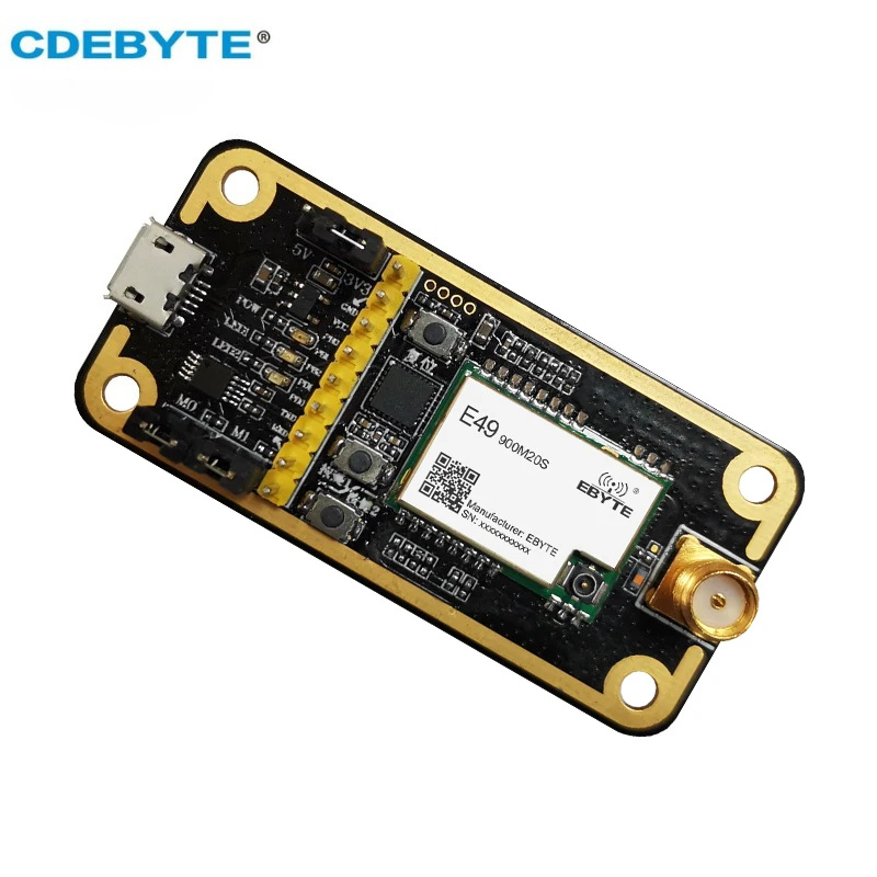 Плата тестирования беспроводного модуля CMT2300A CDEBYTE E49-900MBL-01 Предварительно припаянный комплект для тестирования USB-интерфейса E49-900M20S Простота использования