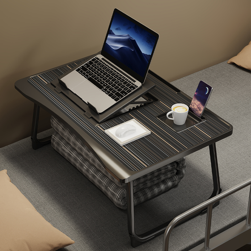 Klappbarer Laptop-Tisch, höhenverstellbarer Laptop-Ständer, Laptop-Lesetisch, Frühstückstablett für zu Hause, Bürotisch, Schreibtisch mit Schubladen