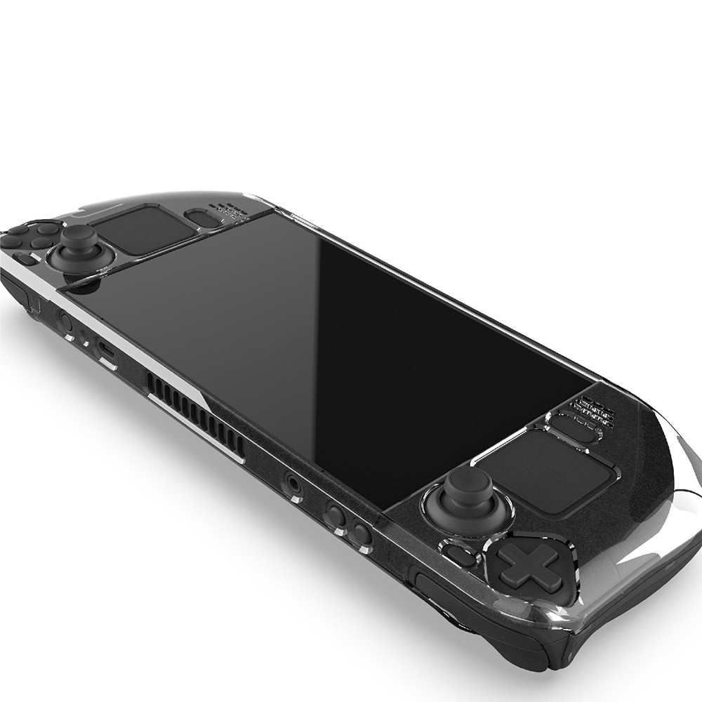 Capa protetora destacável de cristal para deck de vapor, capa protetora para controle oled de deck de vapor, acessórios