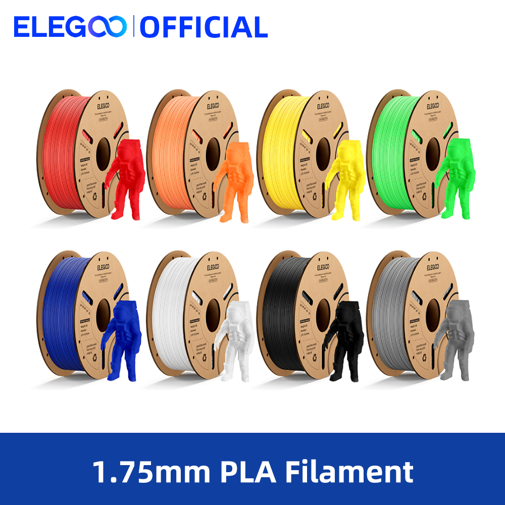 ELEGOO PLA-филамент 1,75 мм, 1 кг, пластик для 3D-принтеров, расходный материал для FDM 3D-принтеров NEPTUNE 3 PRO