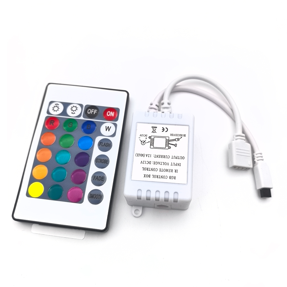 12V 24Key led rgb IR RF Infrared wireless control for 3528/2835/5050 LED 12V 24 Keys Wireless control free shipping