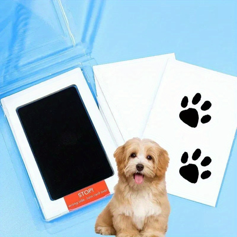 แมวสุนัข PAW พิมพ์ Clean Touch Ink Pad ง่าย DIY Handprint รอยเท้าหมึกแผ่นสัตว์เลี้ยงสุนัขแมว PAW จมูกพิมพ์ของขวัญของที่ระลึก