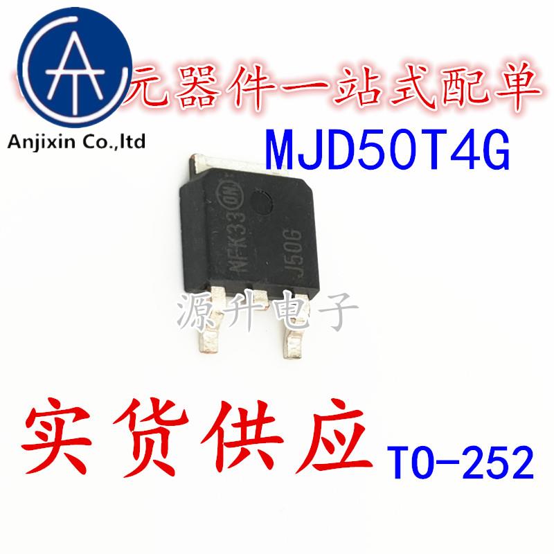 20PCS 100% orginal new MJD50T4G silk screen J50G NPN type high voltage power transistor TO-252