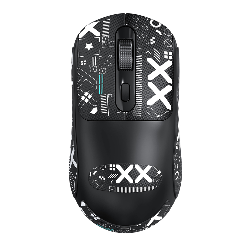 วาร์แวนค์ X8 เมาส์สำหรับเล่นเกมไร้สาย 500 MAh TYPE-C เมาส์สำนักงานแบบชาร์จได้เหมาะสำหรับแล็ปท็อปคอมพิวเตอร์ตั้งโต๊ะ
