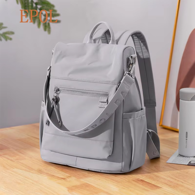 Mochilas Femininas EPOL 2026: Tendência, Grande Capacidade, Multibolsos, Leve, Casual e Moderna para Viagem - 6114-09