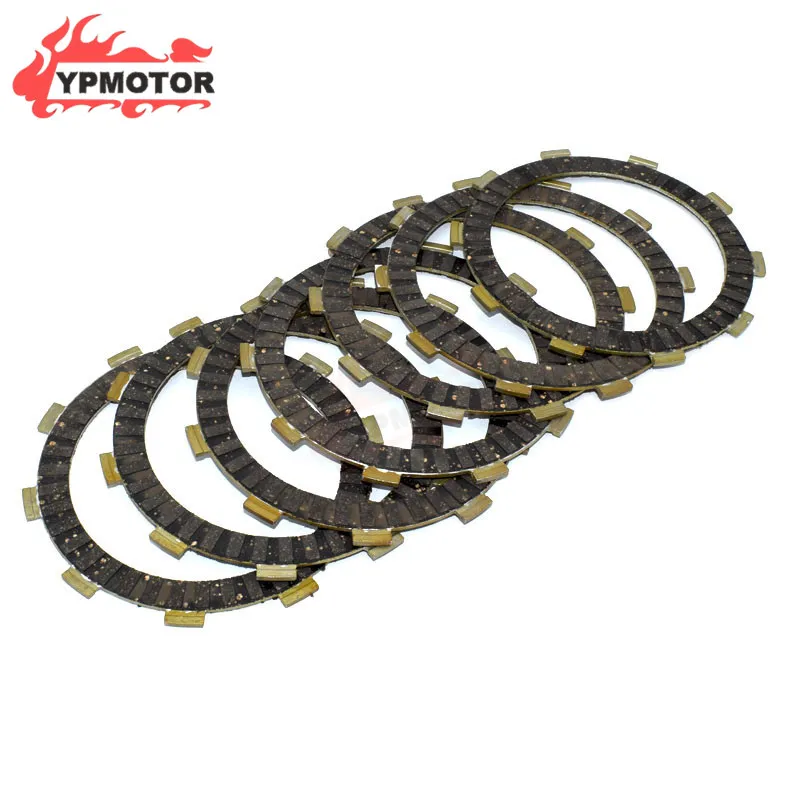 Juego de 7 Discos de Embrague para Motocicleta Honda BROS CBR400 NC29 XR400 05-08 VRX400 Steed 400 600 VLX400