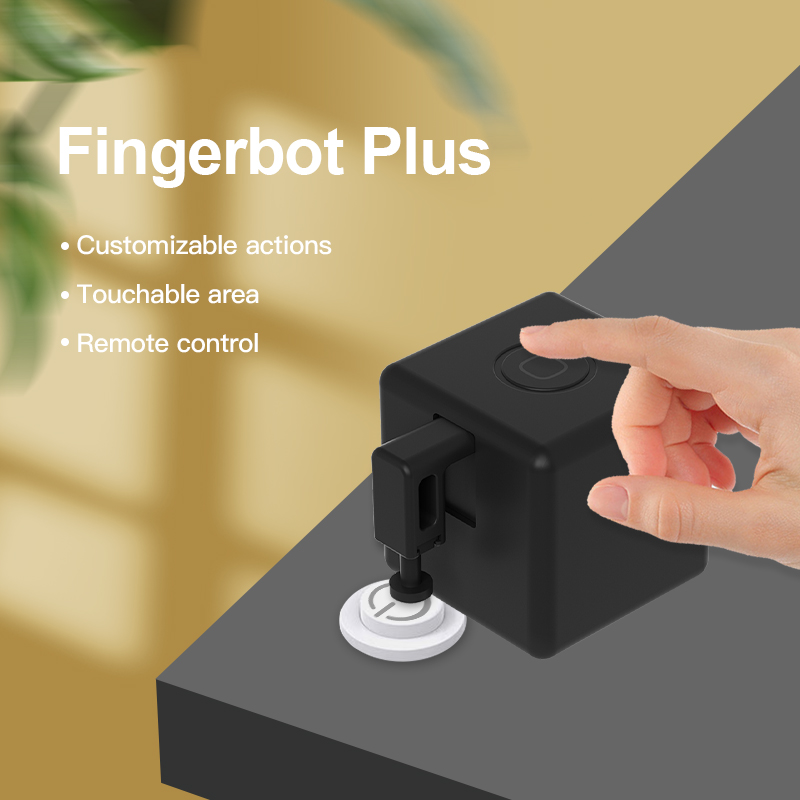 Inteligentny robot przyciskowy Tuya Zigbee Switch Bot Remoter do sterowania garażowymi bramami, zasłonami, kompatybilny z Alexa i Google Home, sterowany głosem.
