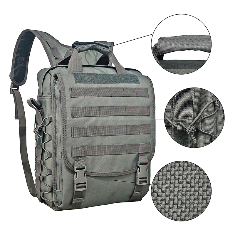 Torba na laptopa Molle Taktyczne torby kurierskie Plecak na komputer Fanny Belt Shouder Camping Outdoor Sports Bag
