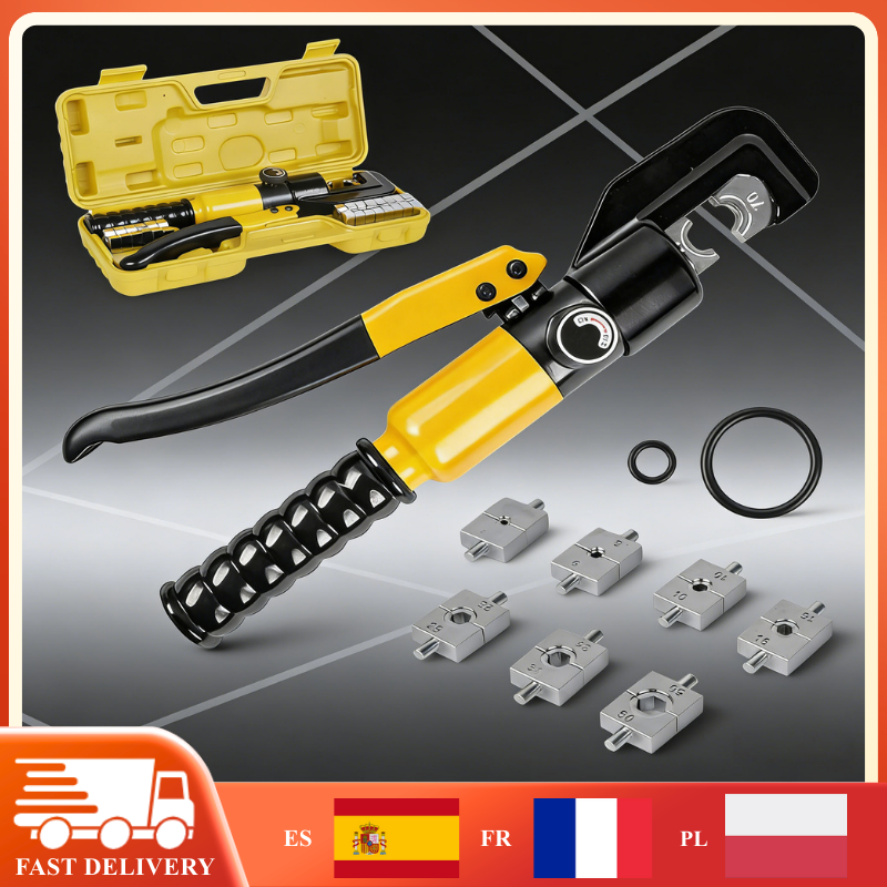 Alicate Hidráulico YQK-70 8T para Crimpagem de Cabos 4-70mm², Ferramenta de Crimpagem com Alicate Hidráulico, Ferramentas Hidráulicas para DIY