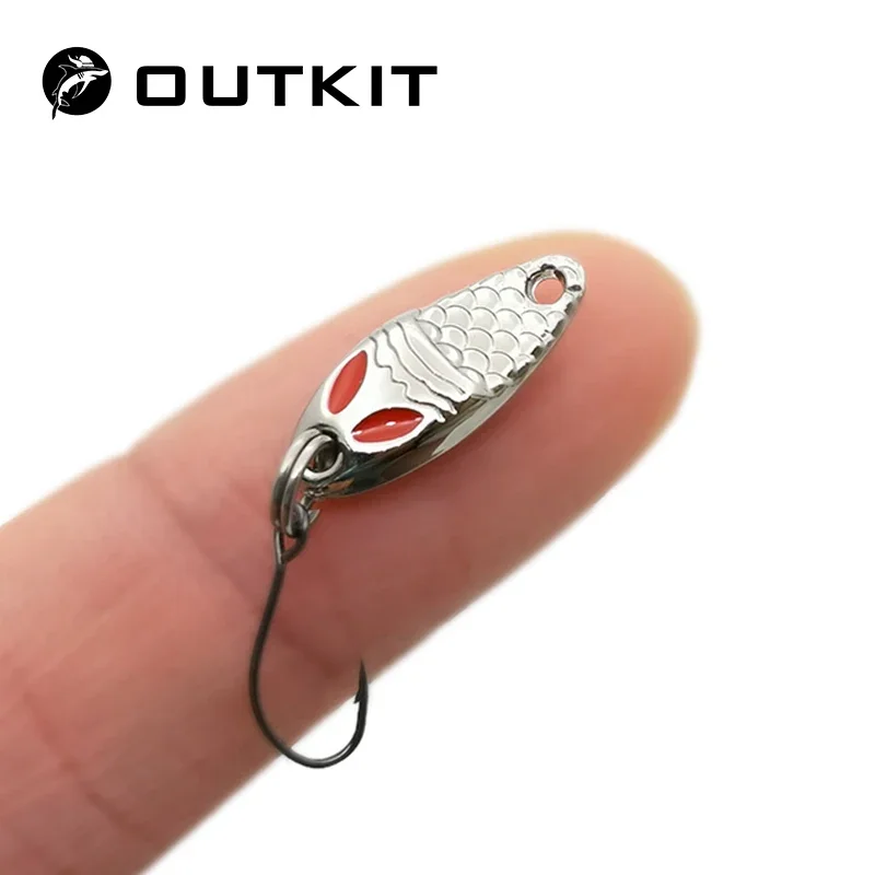 NEUE Mini angeln Locken 1g2g3,5g löffel metall lockt Spinnerbait Minnow kleine fisch Einzigen Haken jig Stream Forelle köder pesca heißer
