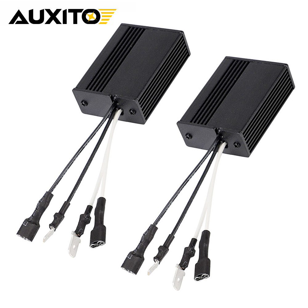 Decodificatore Canbus Auxito H7 LED per fendinebbia per fari a Led per auto H4 H8 H1 9005/HB3 9006/HB4 resistore di carico cancellatore di avvertimento