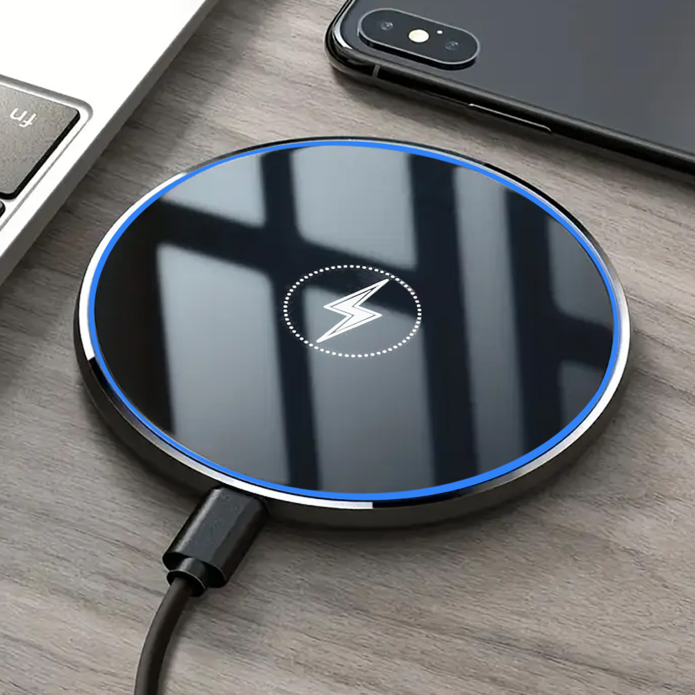 Universal Wireless Charger for Apple iPhone 17/16/15 Pro Max Samsung Galaxy S22/S21 Huawei Xiaomi Google Pixel - Compatible