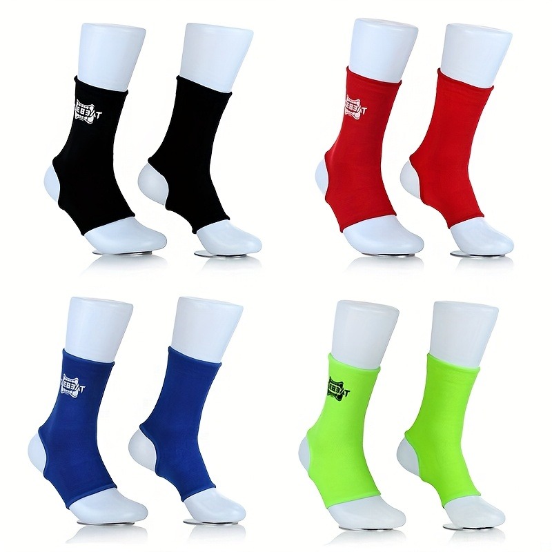 2pcs Boxing Ankle Brace Stretch Breathable Muay Thai Sanda Boxing Training Pressure Ankle Protection Boxing Training Socks