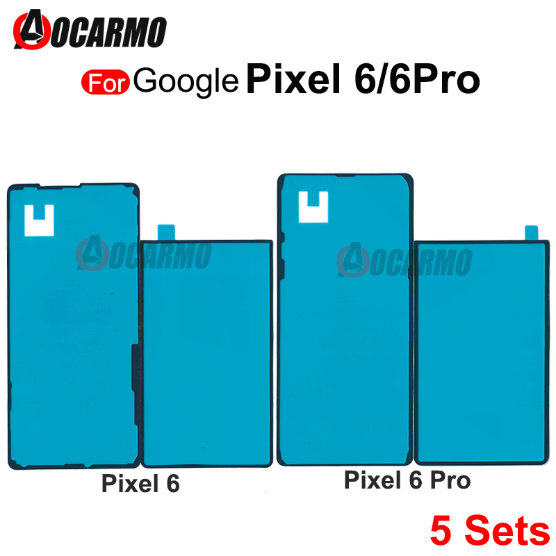 5 pezzi nastro adesivo per schermo LCD e adesivo per telaio della copertura posteriore per Google Pixel 6 7 6PRO 8 Pro 8A 7Pro 9 Pro XL colla di ricambio