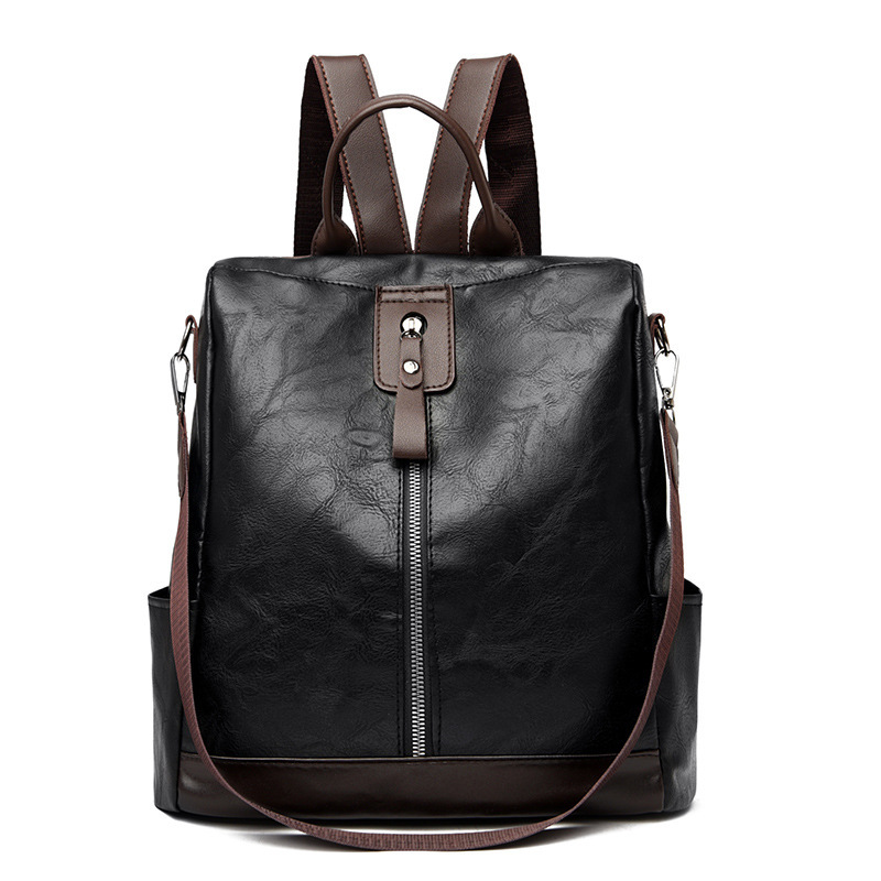 Moda anti-roubo mochilas femininas famosa marca de alta qualidade couro do plutônio mochila viagem senhoras grande capacidade bolsas ombro