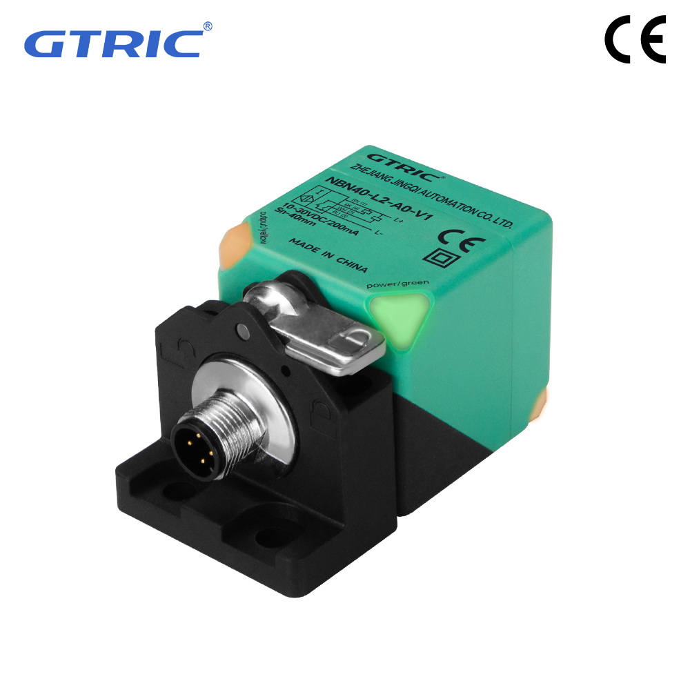 GTRIC Vierkant NBB20/NBN40-L2-A2-V1 Naderingssensor IP67 NPN PNP 20MM 40MM Lange afstand Inductieve Metalen Naderingssensor Schakelaar