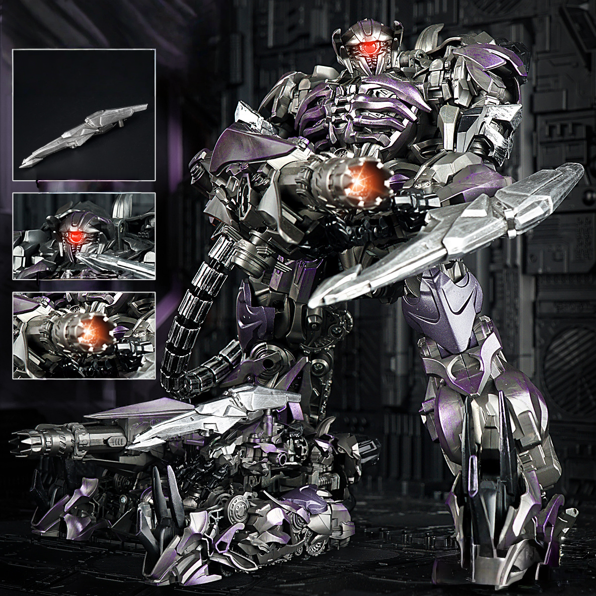Светодиодная трансформация Shockwave Shockblast Cybertron Decepticons G1 Аниме Модель фильма Деформируемая фигурка Режим робота Игрушки Подарок