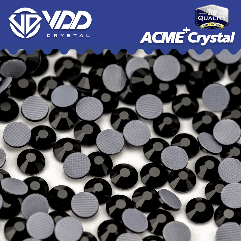 VDD SS3-SS30 002 Jet AAAAA ACME+Series Glass Hot-Fix Rhinestones Crystal Flatback Strass Stones Clothes Garment Decorations