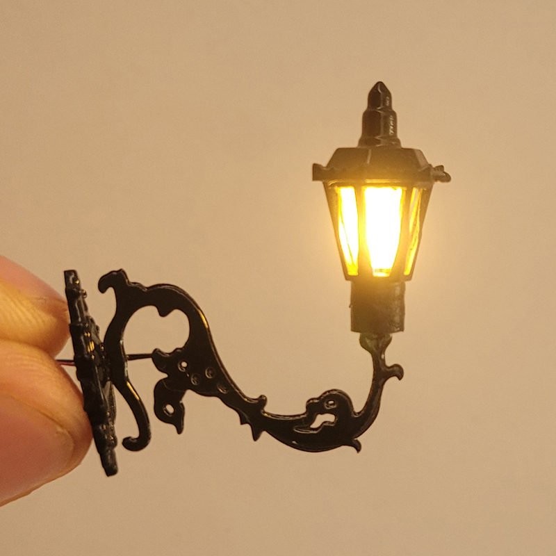 Lámparas de cuello de cisne de montaje en pared, modelo de Farola, fabricación de lámparas de parque de ferrocarril, diseño de tren, Blanco cálido, 2 uds.