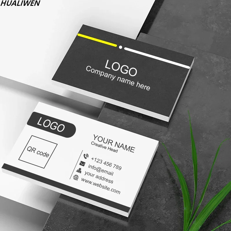 100PCS Cheap Customized Full-color Double-sided Printing Business Card 300GMG Paper