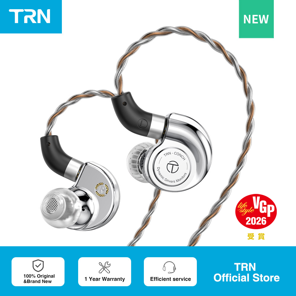 Écouteurs intra-auriculaires TRN Conch Lucky Bag haute performance avec diaphragme dynamique DLC, filtres de réglage pour Xiaomi