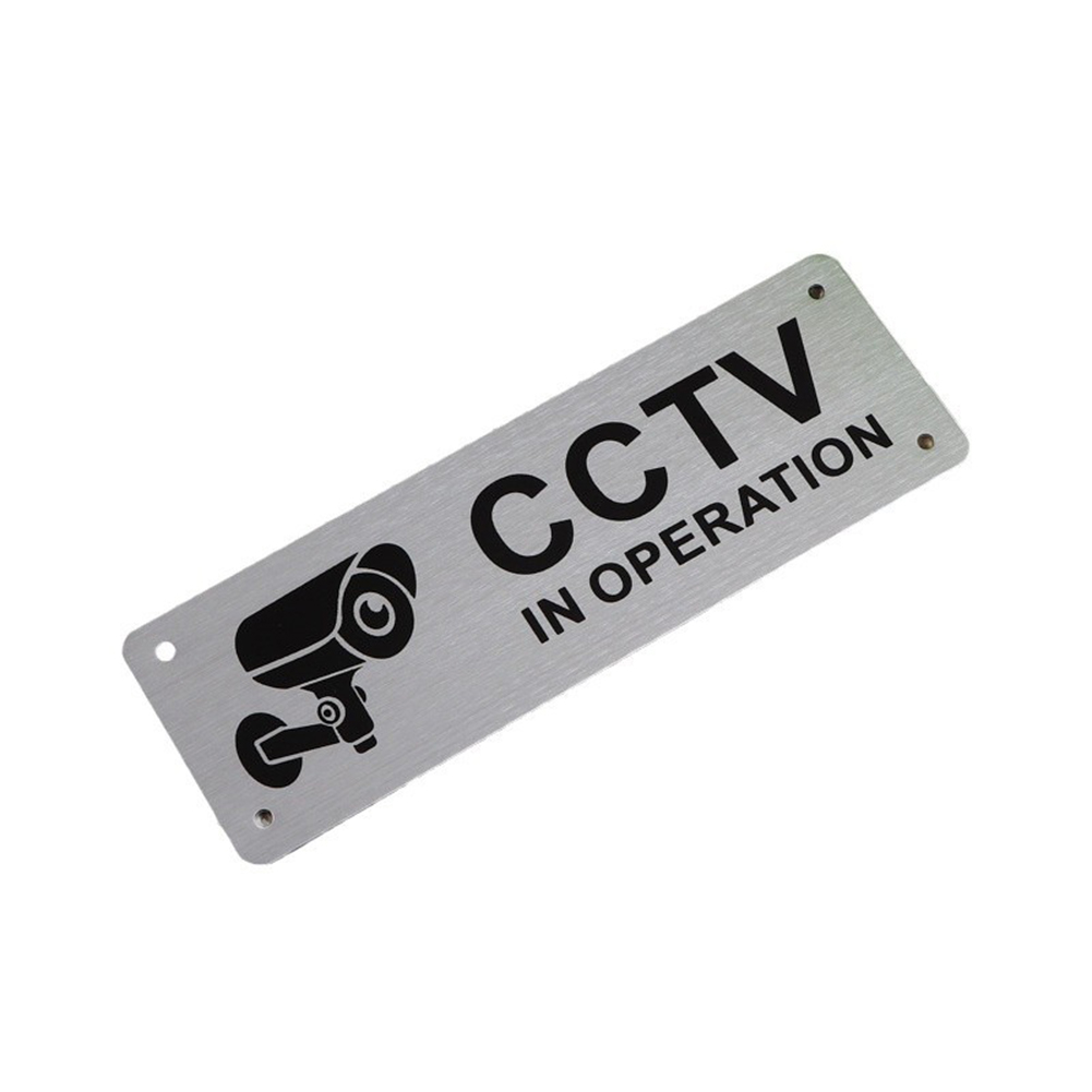 Panneau réfléchissant en aluminium, notification de sécurité, graphismes audacieux, installation facile, haute lisibilité, trous pré-percés