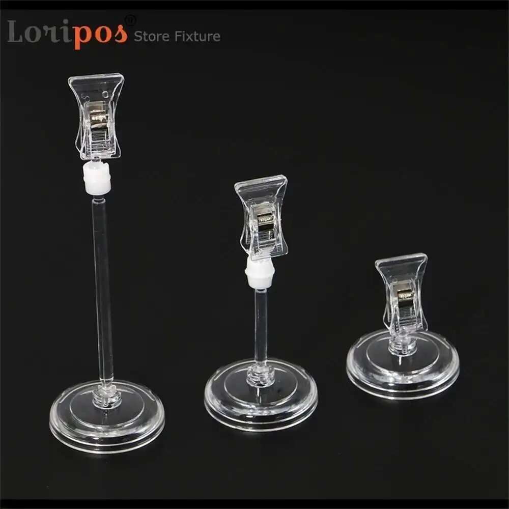 Rõ Ràng Pop Nhựa Ký Giấy Thẻ Hiển Thị Nhãn Khuyến Mãi Biển Báo Giữ Trong Siêu Thị Retails Giá Kẹp
