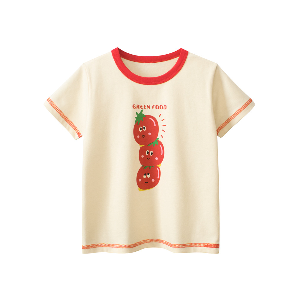 1-9T Toddler Kid Baby Girl Clothes Summer Cotton Infant T Shirt Short Sleeve Casual Loose Tee Top Children Tshirt Outfit