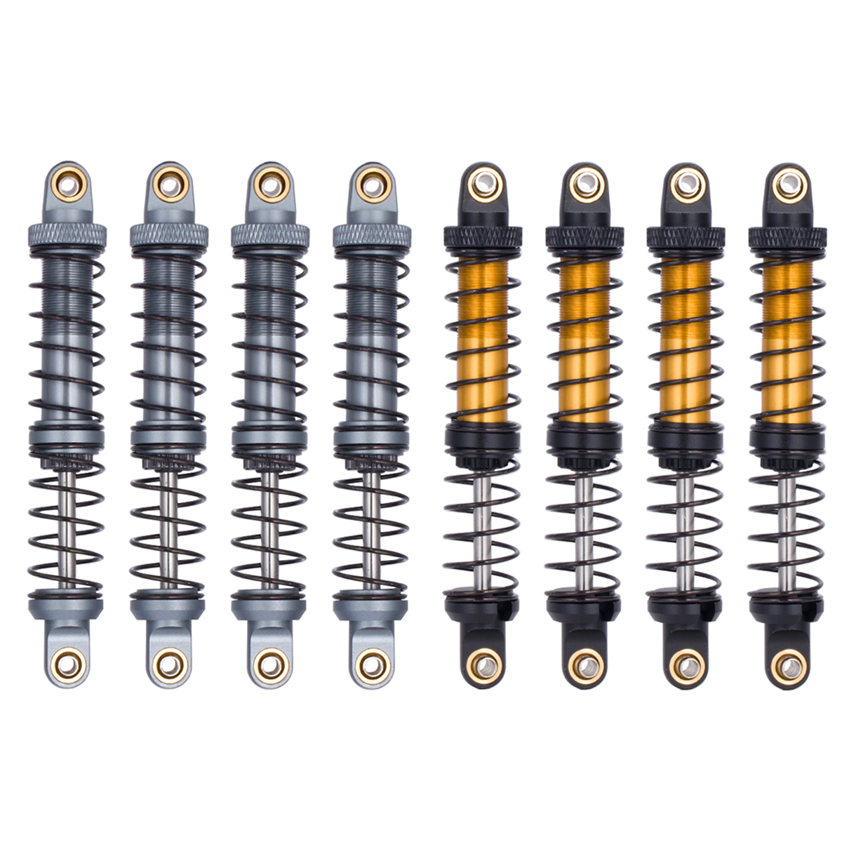 Amortisseur d'huile en métal 70mm 80mm 90mm 100mm 110mm 120mm, pour 1/10 RC chenille axiale SCX10 TRX4 TRX6 90046 AXI03007, pièce