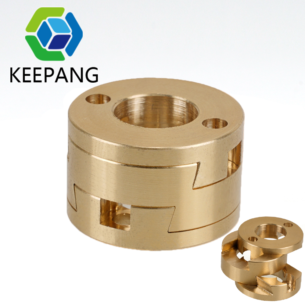 Kee Pang T8 Z-Axis Screw 16mm Oldham Coupling for VzBoT BLV 3D Printer Parts Hot Bed T8 Lead Screw Coupler