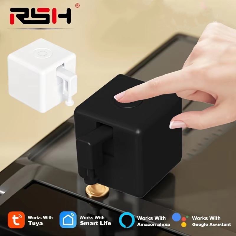Zigbee Smart Fingerbot Plus : Bouton poussoir intelligent, bras tactile Fingerbot pour le contrôle Tuya Smart Life, compatible avec Alexa, Google et Alice