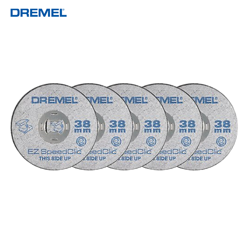 Dremel EZ456 1/2-Cal 38mm średnica koła 5 sztuka z włókna szklanego wzmocnione tarcze tnące narzędzie obrotowe tarcza tnąca Accessorins