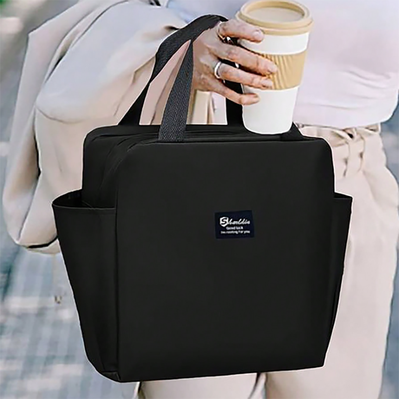 Bolsas térmicas para el almuerzo con cremallera multifuncional para mujer, bolsa térmica portátil impermeable de gran capacidad, bolsa aislante para comida de Picnic