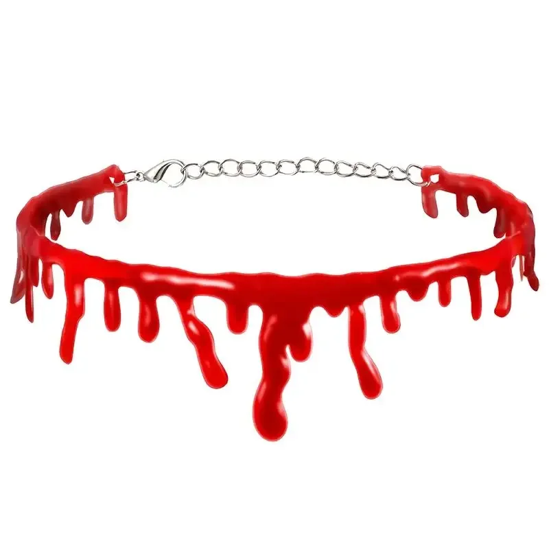 Halloween Bloed Ketting Horror Bloeddruppel Ketting Vampier Donker Bloed Ketting Spookhuis Persoonlijkheid Bloeden Ketting