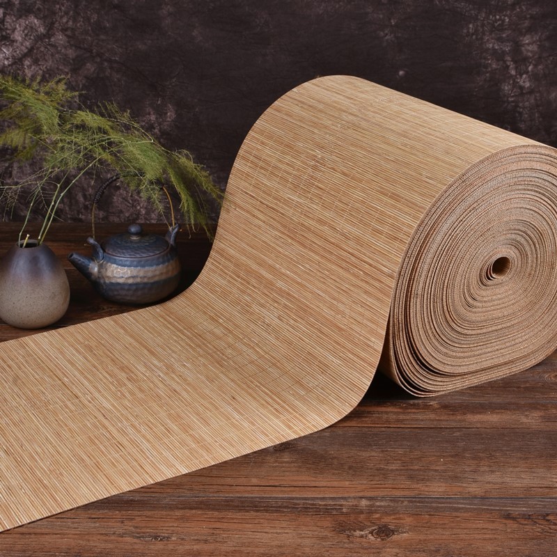 Tapete de chá de bambu pode ser cortado, tapetes e porta-copos de bambu, cortinas de bambu, bandeiras de mesa de 1 metro, paredes decorativas