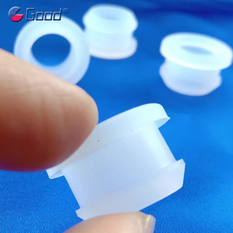 ปลอกยางซิลิโคนแบบใสชนิด T ขนาด 4.5 มม. ~ 30 มม. สำหรับปิดรูแบบ Snap-on ป้องกันรู