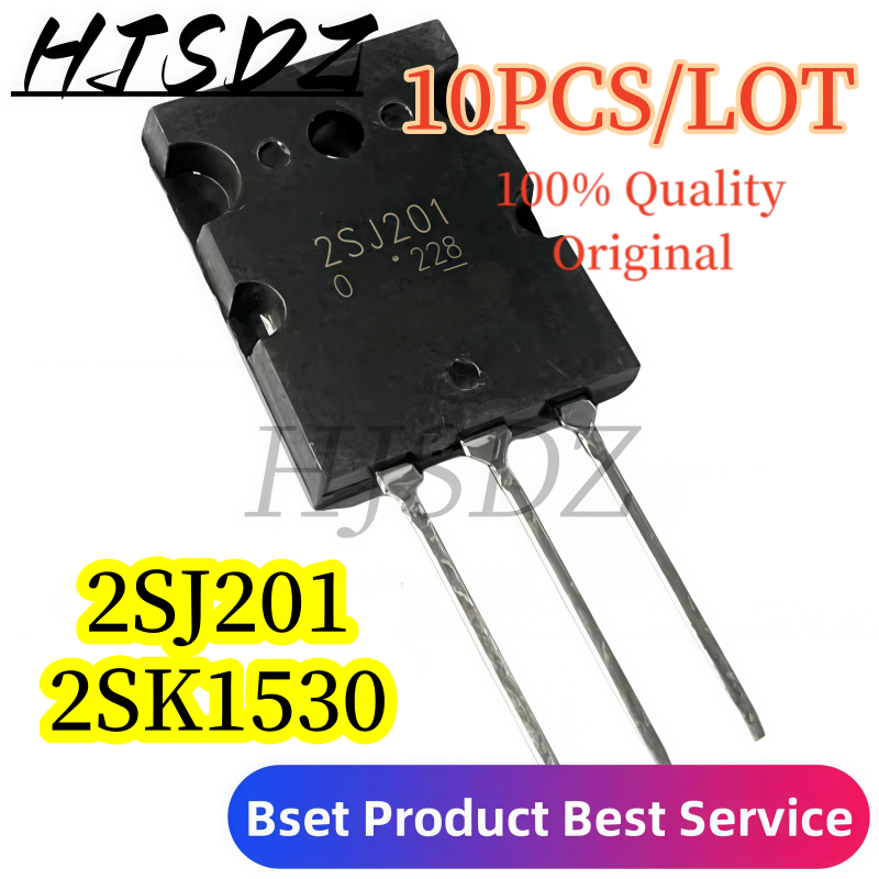 【10 STKS/PARTIJ】2SK1530 2SJ201 TO-3PL 12A 200V silicio n-kanaal p-kanaal MOSFET