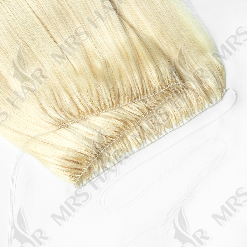 Невидимые пучки волос Feather Hair на леске, натуральные человеческие волосы Non-Remy, невидимые микро-кольца, накладные пряди, 100 пучков