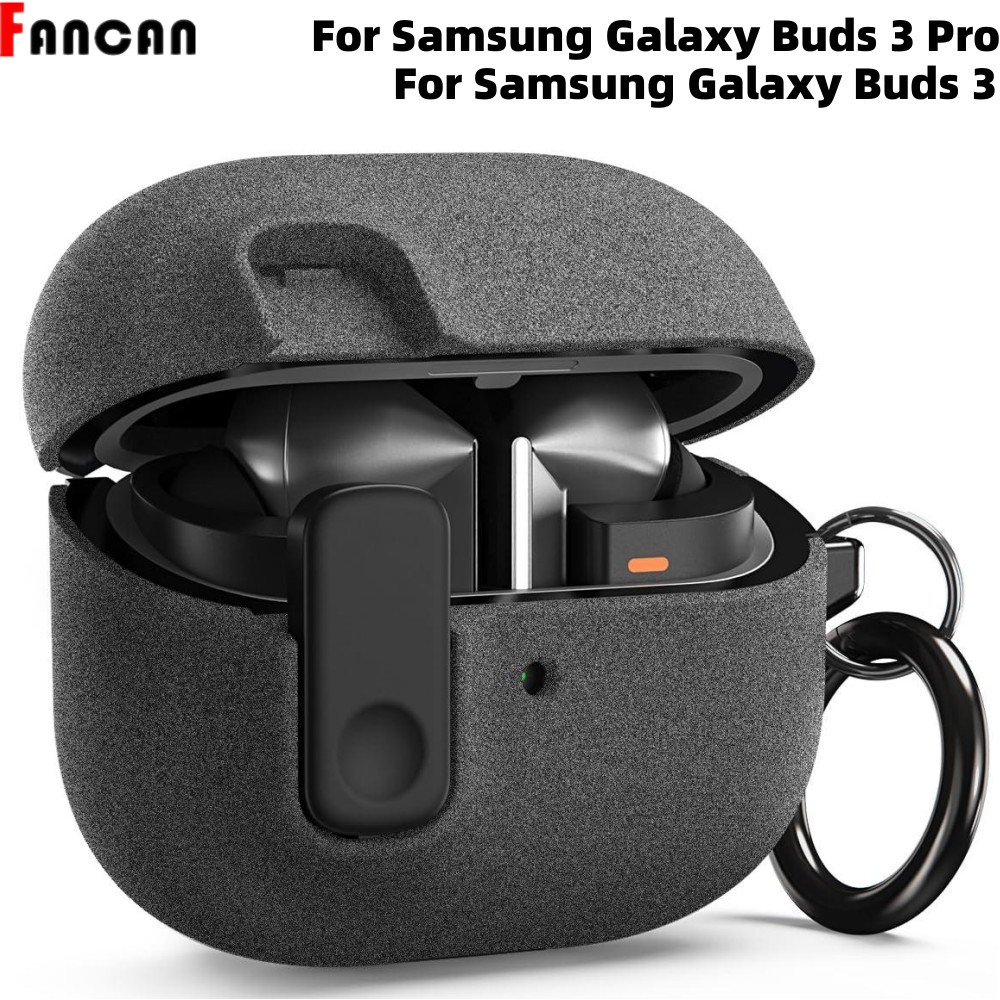 Новый чехол для Samsung Galaxy Buds 3/3 Pro с надежным замком, противоударный для Samsung Galaxy Buds 3, милый защитный чехол (песочный камень)