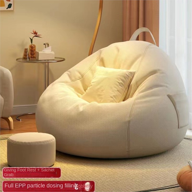 Leniwa Sofa Bean Bag Sleepable Mała Sypialnia Salon Balkon Tatami Poduszka Oparcia Pojedyncza Sofa Krzesło Sofy Do Salonu 2024