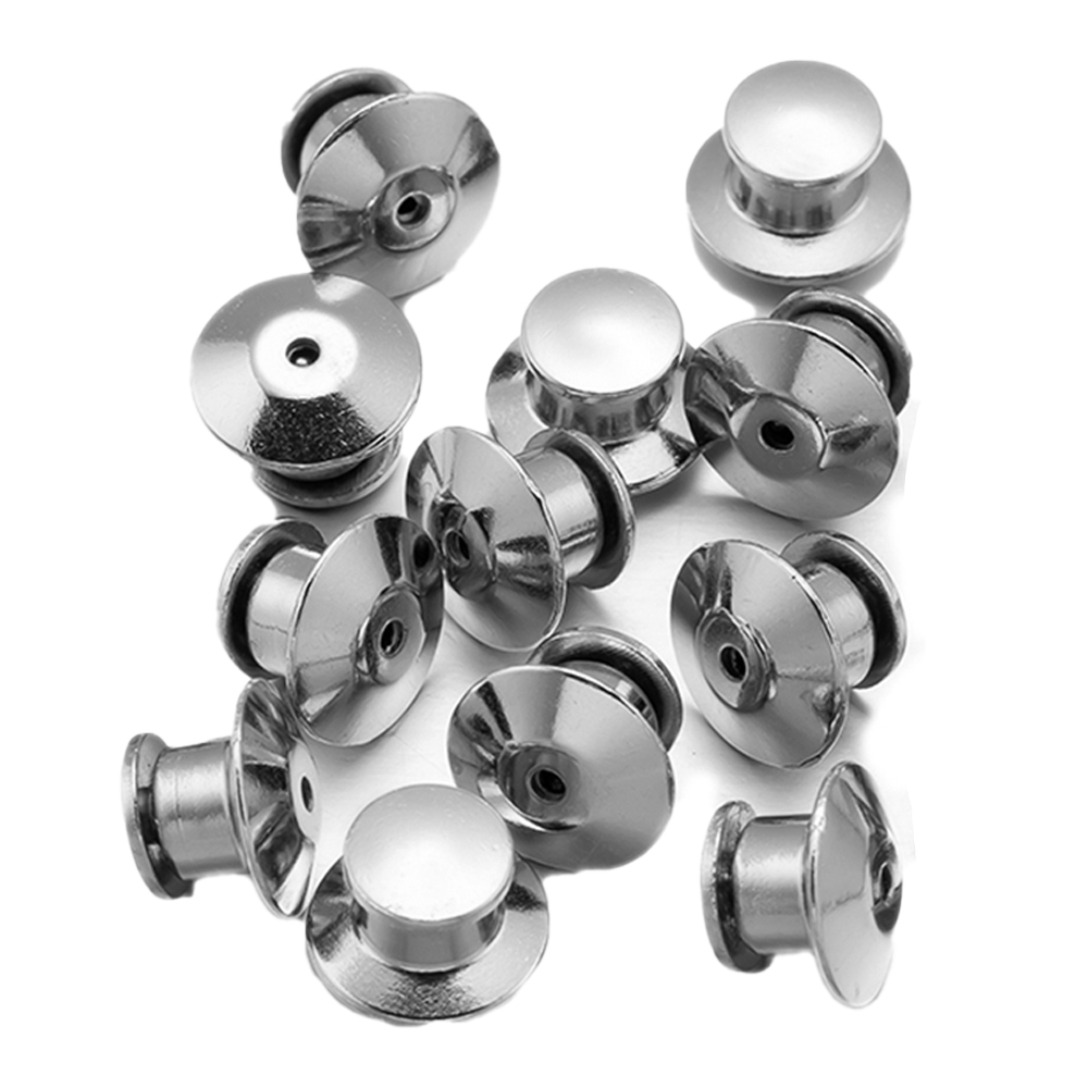 10/30/50 peças de Fechos de Segurança para Broches, Pinos de Metal, Tampas de Proteção e Fechos para Acessórios de Joalheria DIY, Materiais e Suprimentos para Artesanato