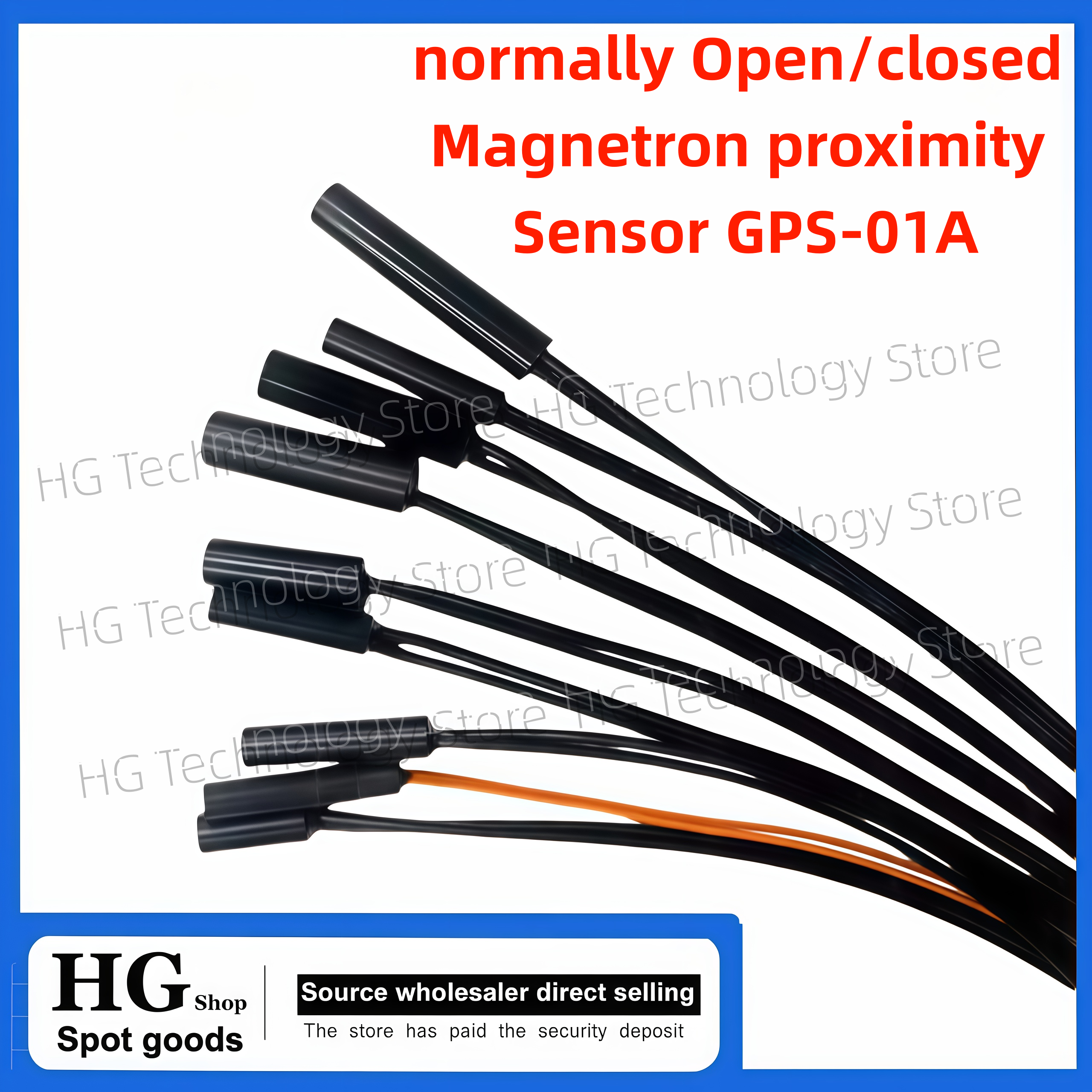 5 pièces GPS-01 interrupteur à lames 4x18mm 5x1 5/20/25mm 6x3 0/38mm NO/NC 6*38mmHP normalement ouvert/fermé capteur de proximité magnétron GPS-01A /B
