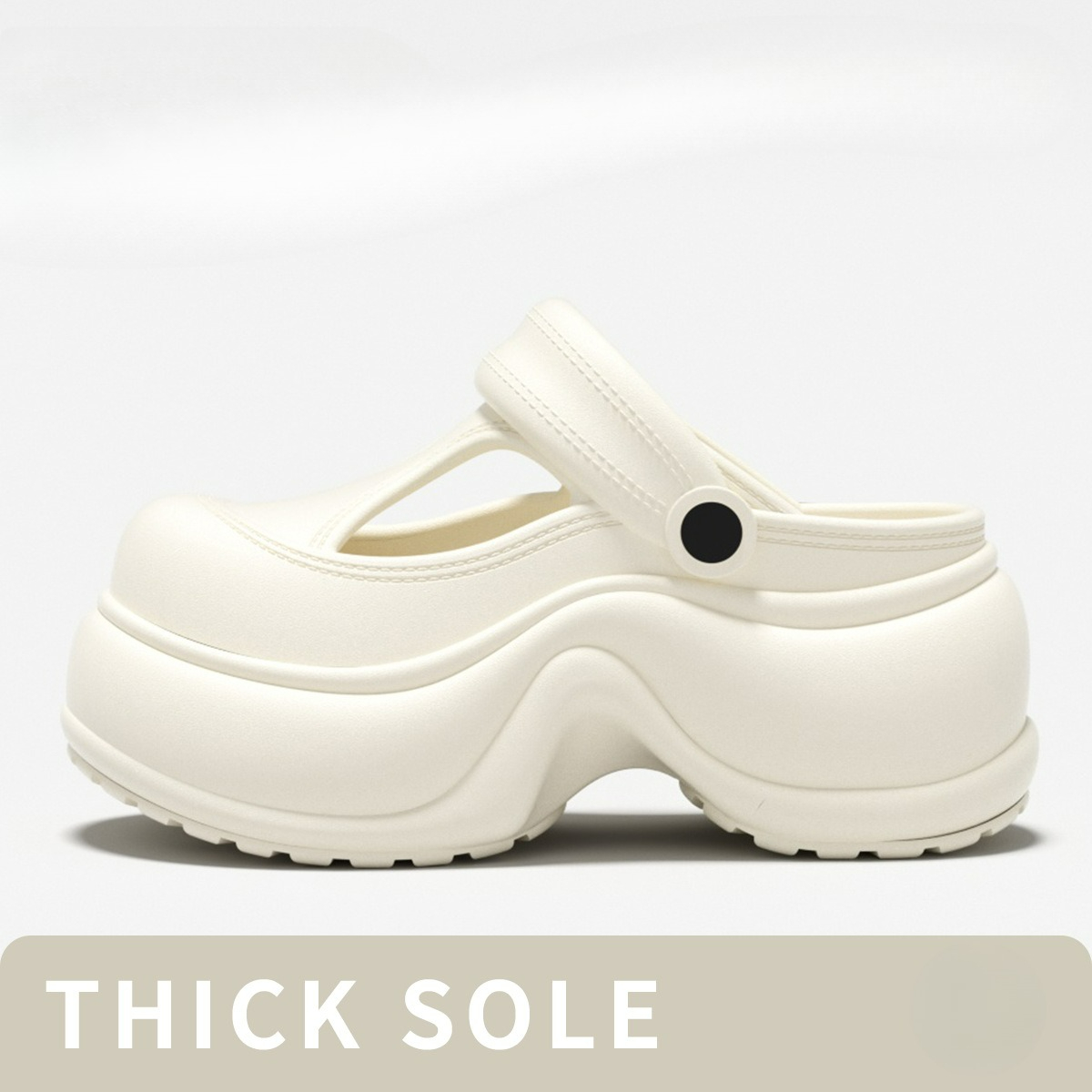 Sandali Estivi da Ragazza con Zeppa Alta 9CM, Scarpe Mary Jane con Tacco Super Alto e Suola Spessa in EVA