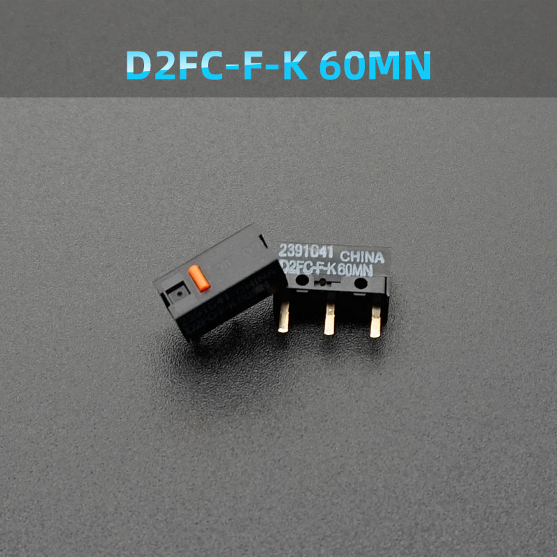 Microinterruptor de ratón D2FC-F-K 60MN para Logitech G304 305 G403 G502 G603 G703 G900 G903 D2FC-F-7N 10M 20M, 2 uds.