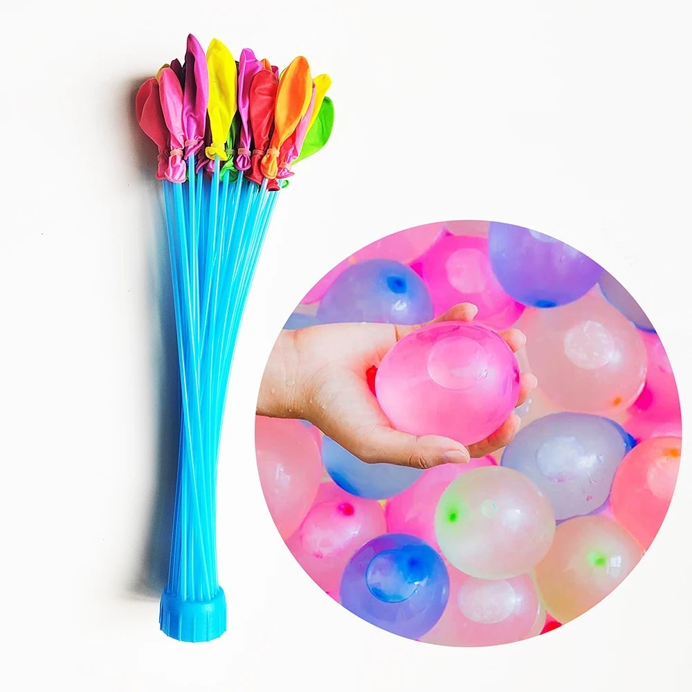 333/555/1111 Globos de Agua de Relleno Rápido, Juguetes de Playa para Niños, Bombas de Agua para Fiestas y Festivales de Verano