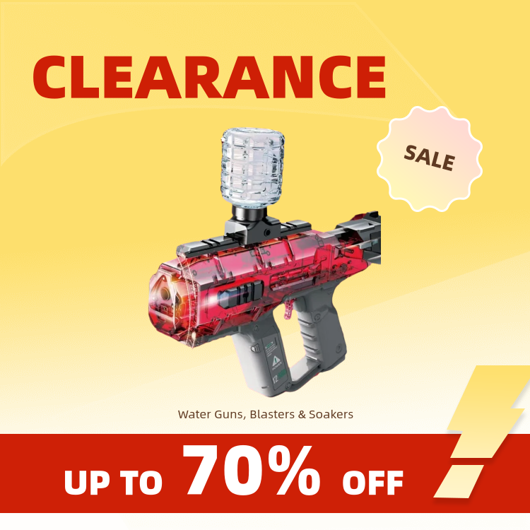 Clearance_อัตโนมัติไฟฟ้าอวกาศปืนของเล่นความเร็วสูง Launcher กลางแจ้งทีมยิงต่อสู้เกมสีน้ํา Bullet Gun _
